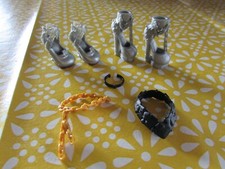 5teiliges Zubehör-Set für Monster High Puppen: Schuhe und Gürtel,TOP!