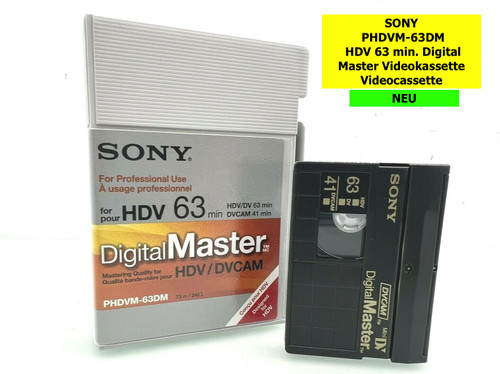 Sony hdv dvcam min - 63, min.