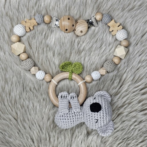 Schnullerkette set koala - schnullerkette,