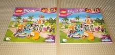 NUR Anleitung Hefte 1 & 2 Sammlung für LEGO FRIENDS: Heartlake Freibad (41313)