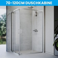 Duschkabine Schiebetür Duschabtrennung Eckeinstieg Duschtür Dusche Höhe：1950 mm