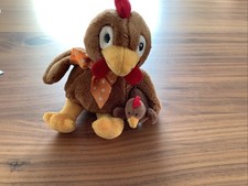 Althans Plüschtier Henne mit Küken 16 cm Moorhuhn Kuscheltier