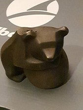 Messing Skulptur -Bär/1157gr. /