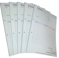Rechnungsblock din - 5x,
