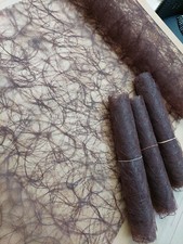 Sizoweb Braun Tischläufer 60 cm u. ca 30 cm breit Tischband Vlies über 25 Meter 