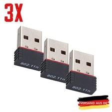 3X WLAN Mini 150MPS USB WiFi Wireless Network Adapter Stick Für PC Desktop