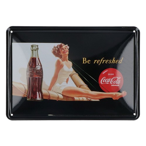 Coca cola blechschildm 15x10cm - coca,