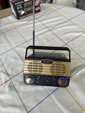 XHDATA D-902 UKW, AM, KW Radio, Bluetooth Lautsprecher, Solarpanel, Taschenlampe