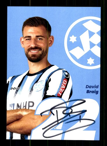 David braig autogrammkarte - david,