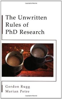 The unwritten rules phd - the,