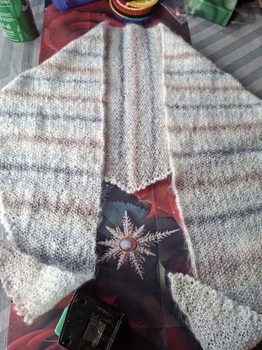 Tuch aus mohair - mohair, wolle