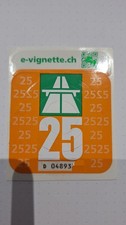 Autobahnvignette Vignette Schweiz 2025 Suisse