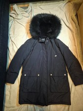 ZARA - Jacke / Parka / Anorak ☆  Winter - Kapuze XXL Fell - Gr. L (schwarz)