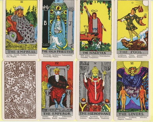 Complete set tarot cards - complete, of