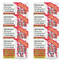 16 x 55 Blatt Senioren Rommé