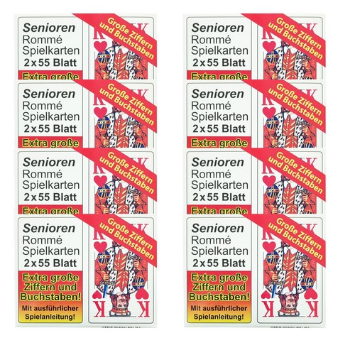 Blatt senioren rommé - 55,
