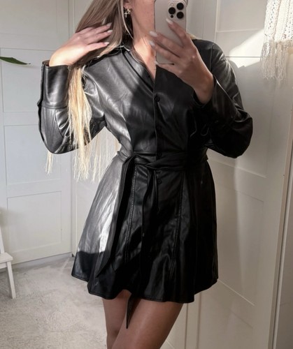 Zara kleid lederkleid - zara,