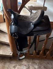 Pony Westernsattel Schwarz