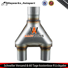 Edelstahl  Auspuff Y Rohr