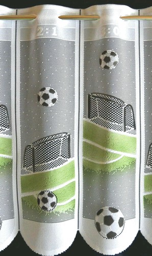 Fußball scheibengardine - scheibengardine, 1
