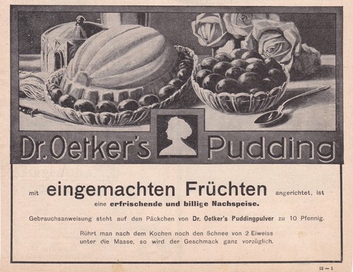 Oetker werbung reklame - werbung, /