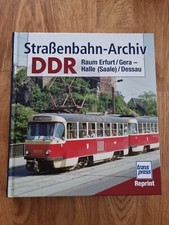 Straßenbahn Archiv 4 Raum Erfurt Gera Halle (Saale) Dessau /Transpress
