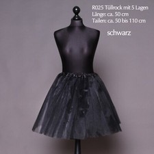 Tüllrock Tütü  5 Lagen 50cm