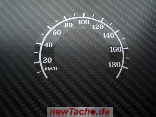 Tacho aufkleber 80mm - aufkleber, mph