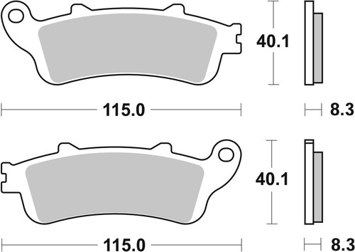 Brembo bremsbelagsatz - brembo,