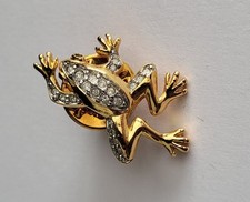 Swarovski Brosche Frosch Frog Brooch NEU auf BLISTER 