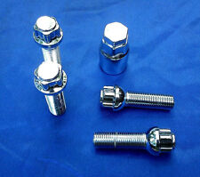 Chrom Felgenschlösser Radsicherung Felgenschloss M14 x 1,5 40 Kugel SW19 57405