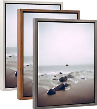 Schattenfugenrahmen Lisa Holz MDF Rahmen ohne Glas für Keilrahmen Leinwand Bild