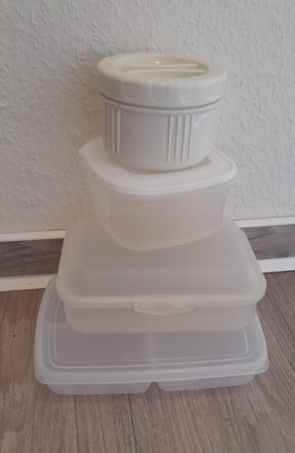Tupperdosen set weiß - tupperdosen, set,