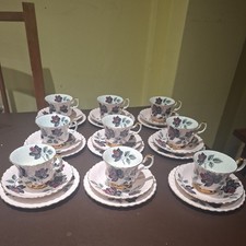 9er Set Trios Royal Albert