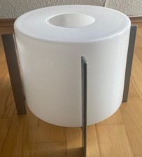 Ikea Windlicht, Stahlblech, 30 cm, Opalglas, 24 cm,