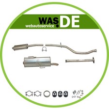 Komplette Auspuffanlage Auspuff Peugeot 206 1.6 16V 2000-2004 Schalldämpfer
