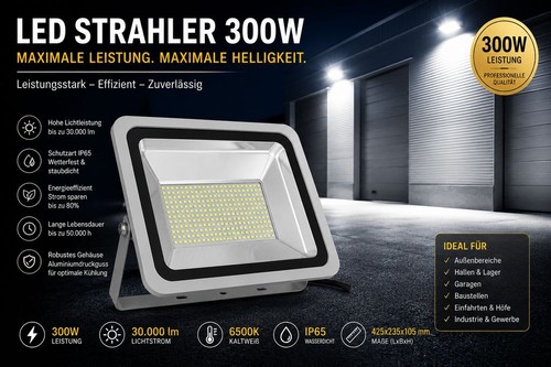 300w led flutlicht ip65 fluter - 300w,