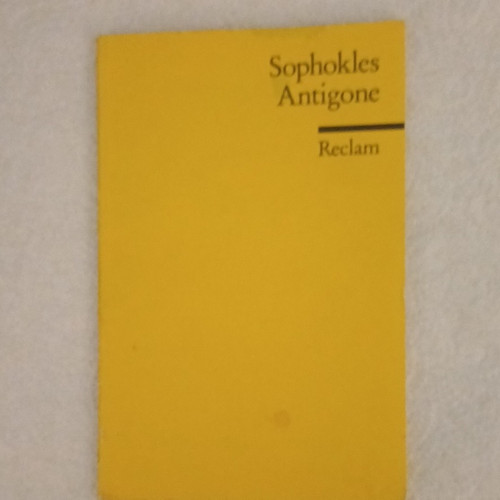 Reclam sophokles antigone - sophokles,