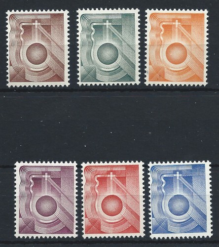 Schweiz 6 briefmarken - schweiz,