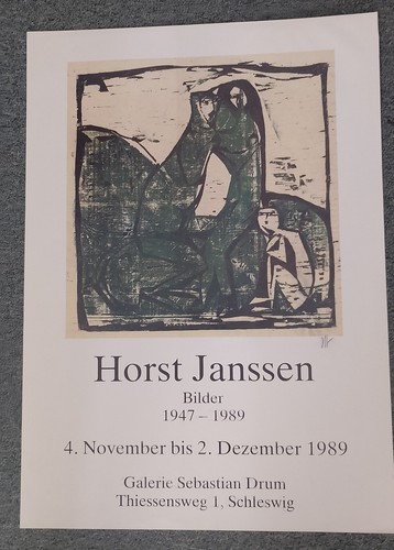 Horst janssen plakat poster - horst,