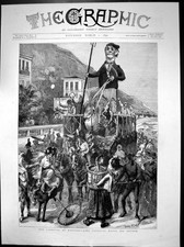 Original alter antiker Druck