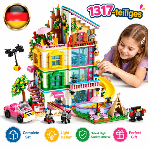Puppenhaus etagen villa mit - puppenhaus,