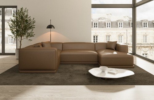 Sofa leder wohnlandschaft - sofa,