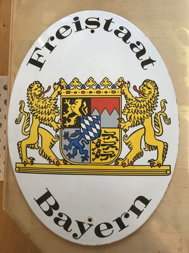 Freistaat bayern schild - freistaat,