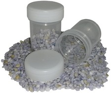 10 Schraubdosen Kunststoffdosen Labordosen transparent 35ml Runddose Labor Neu