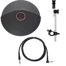 Carlsbro CSD-CR12D 12" Dual Zone Cymbal Pad Expansion Set Pad Holder Clamp Kabel