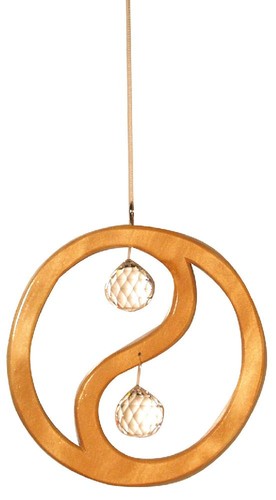 Kristallobjekt yin yang - kristallobjekt, "yin