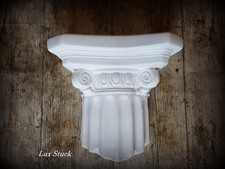 K17 Wandkonsole Gips,Dekoration Stuckkonsole  Wanddekoration Säule Wandrelief