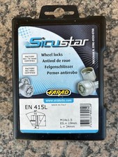 SICUSTAR FELGENSCHLOSS RADSICHERUNG DIEBSTAHLSICHERUNG M14 X 1.5 L=34 MM EN 415L