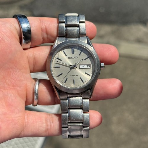 Seiko 7n43 0an0 titanium - 7n43-0an0,
